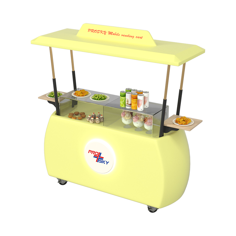 Prosky Ice Cream Trucks Cart de nourriture Carrome alimentaire mobile avec équipement