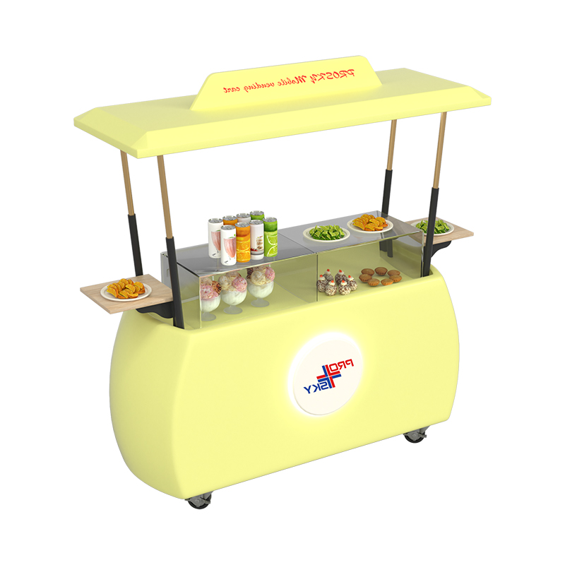 Prosky Coffee and Ice Cream Cart Trailer Electric Food Tricycle Cart à vendre