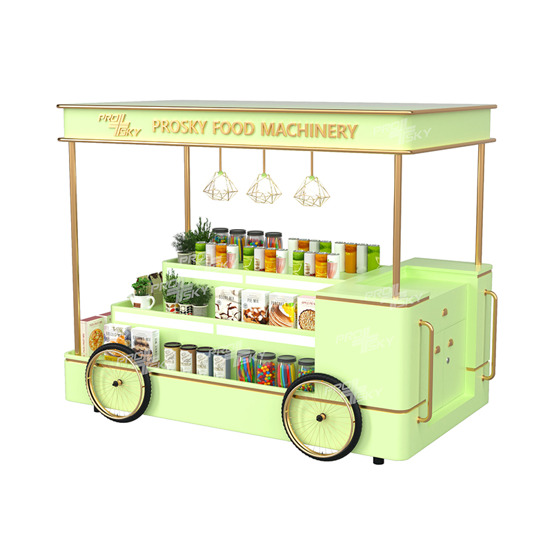 Prosky Factory Direct Sales mini remorque mobile bar-remorques Trailers de crème glacée Camion Hot Dog Cart Remorque avec point