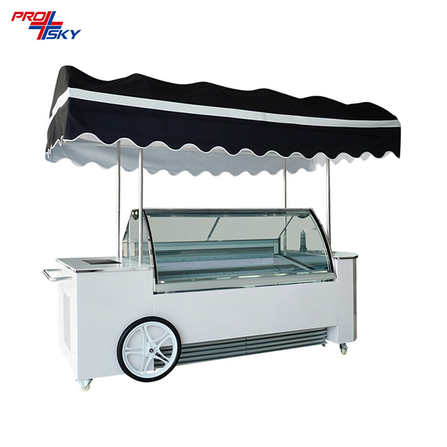 Prosky Commercial Antique Ice Cream Gelato Cart Catering Catering