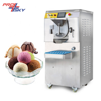 Machine de gelato refroidissement de l'air à écran tactile pour la maison